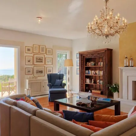 Villa 6 Bedroom Luxury Above Ai Helis Beach *